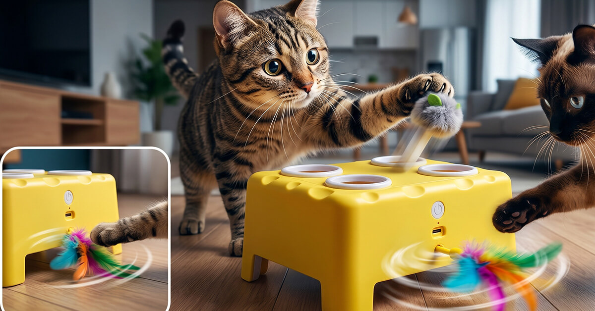 Double Mode de Jeu : Souris Surgissante et Plume Rotative